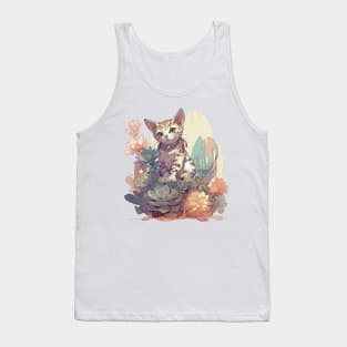 Cute Bengal cat Tank Top